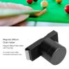 Billiards Octagonal Chalk Case, Mini Aluminium Alloy Magnetic Pool Cues Billiard Chalk Holder with Silent Fixed Clip, Magnetic Billiard Cues Chalk Box Holder Wears Resistant Billiard Pool(Black) view 3