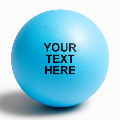 Uberpong Ping Pong Customizable Ball - Personalized Blue Table Tennis Balls for Creating Custom Text or Quotes (Pack of 75)