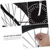 Anneome 24pcs Bike Reflectors Reflective Strips for Bicycles Warning Stripe Tube for Bike Wheel Reflectors view 2
