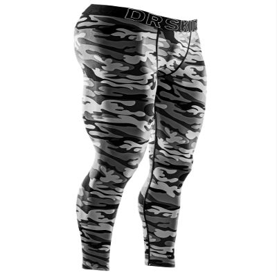 DRSKIN Mens Compression Pants Tights Leggings Sports Baselayer Running Athletic Workout Active (Line_DMGY11, M)