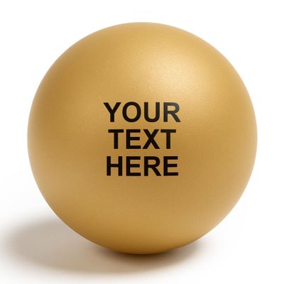 Uberpong Ping Pong Customizable Ball - Personalized Gold Table Tennis Balls for Creating Custom Text or Quotes (Pack of 75)