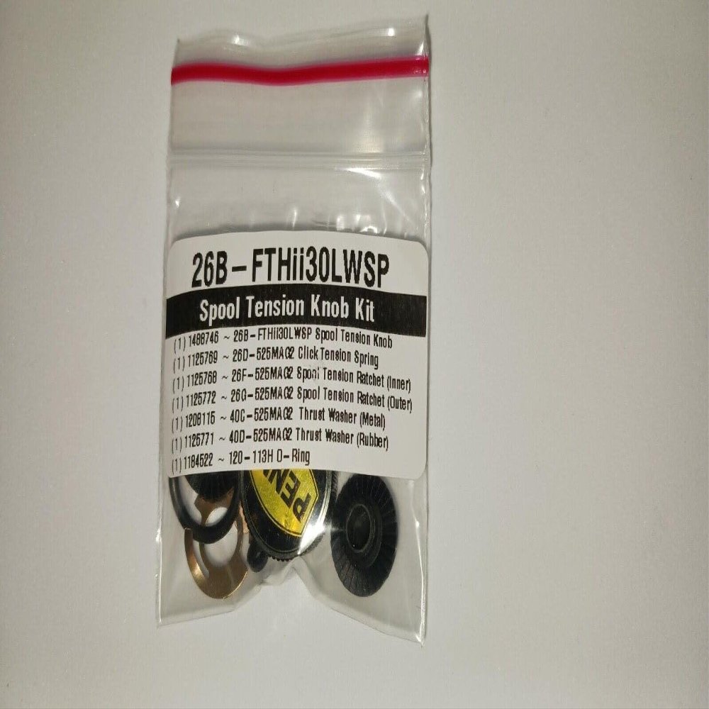 NineFit Basics Penn Reel Part 26B-FTHii30LWSP SQLii30LWLH Spool Tension Cap (KIT) (7 pcs)