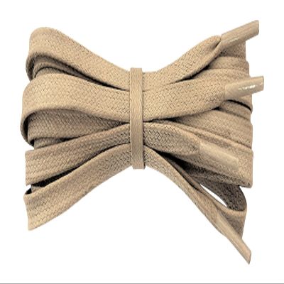 Fabmania Flat Waxed Cotton Laces - Cream/Beige