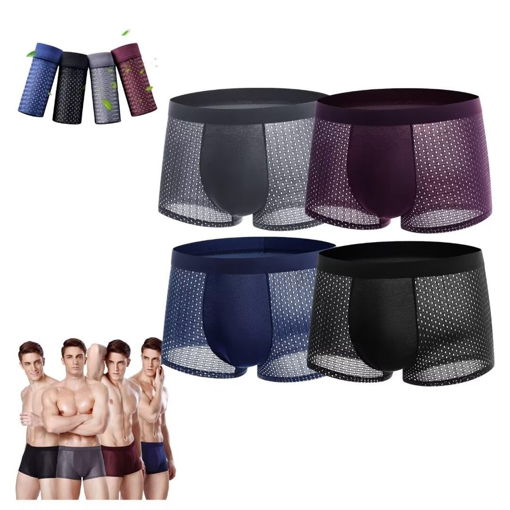 Anomocia Mens Boxer Briefs - Breathable Boxer Briefs Short