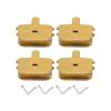 4 Sets Brake Pads, Ketone Based All Metal Brake Pads, High Wear for M355 M446 Accessories view 1