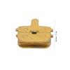 4 Sets Brake Pads, Ketone Based All Metal Brake Pads, High Wear for M355 M446 Accessories view 2