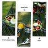 Anneome 5pcs Outdoor Camping Cookware Set Stainless Steel Tableware for Hiking Picnic and Mountaineering Includes Saucepans and Cups Easy to Clean and view 2