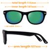 COOLSOME Kids Flexible Polarized UV400 Sunglasses with Strap For Boys Girls Toddler 0-10 (2, black+black/mirrored(0-3 yrs/0-36 mths), 42mm) view 2