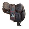 Sazaar Tack Treeless Freemax Horse Leather Brown Softy Saddle Light Weight Beautiful Classic Riding Saddle 12" to 18" (17" Seat) view 1