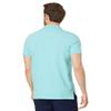 U.S. Polo ASSN. Men's Slim Fit Solid Pique Polo Shirt, Artist Aqua Heather, X-Large view 2