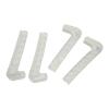2 Pairs Ice Skate Guards Hockey Shoe Blade Covers Hockey Skates Blade Guards Skate Guards Portable Ice Skate Blade Covers Adjustable Ice Skate Blade Protector for Hockey Skates Figure(Transparent) view 4