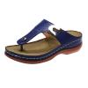 Orthopedic Sandals for Women,Wedge Sandals for Women Dressy Summer Comfortable Walking Sandals with Arch Support Slip on Cushion Footbed Flip Flops Casual Anti-Slip Breathable Flat Slippers view 2