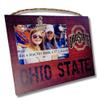 Fan Creations Ohio State NCAA Wooden Photo Holder with Clip Decorative College Picture Frame- Versatile for Wall Decor or Tabletop- Holds 4x6 Print- Sport Your Buckeye Pride view 1