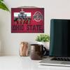 Fan Creations Ohio State NCAA Wooden Photo Holder with Clip Decorative College Picture Frame- Versatile for Wall Decor or Tabletop- Holds 4x6 Print- Sport Your Buckeye Pride view 2