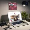 Fan Creations Ohio State NCAA Wooden Photo Holder with Clip Decorative College Picture Frame- Versatile for Wall Decor or Tabletop- Holds 4x6 Print- Sport Your Buckeye Pride view 3