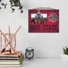 Fan Creations Ohio State NCAA Wooden Photo Holder with Clip Decorative College Picture Frame- Versatile for Wall Decor or Tabletop- Holds 4x6 Print- Sport Your Buckeye Pride view 4