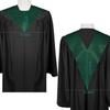 Endea Graduation Premium Adult V Stole Solid Color Unisex (Hunter Green) view 3