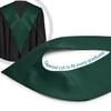 Endea Graduation Premium Adult V Stole Solid Color Unisex (Hunter Green) view 4