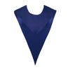 Endea Graduation Premium Adult V Stole Solid Color Unisex (Navy Blue) view 1