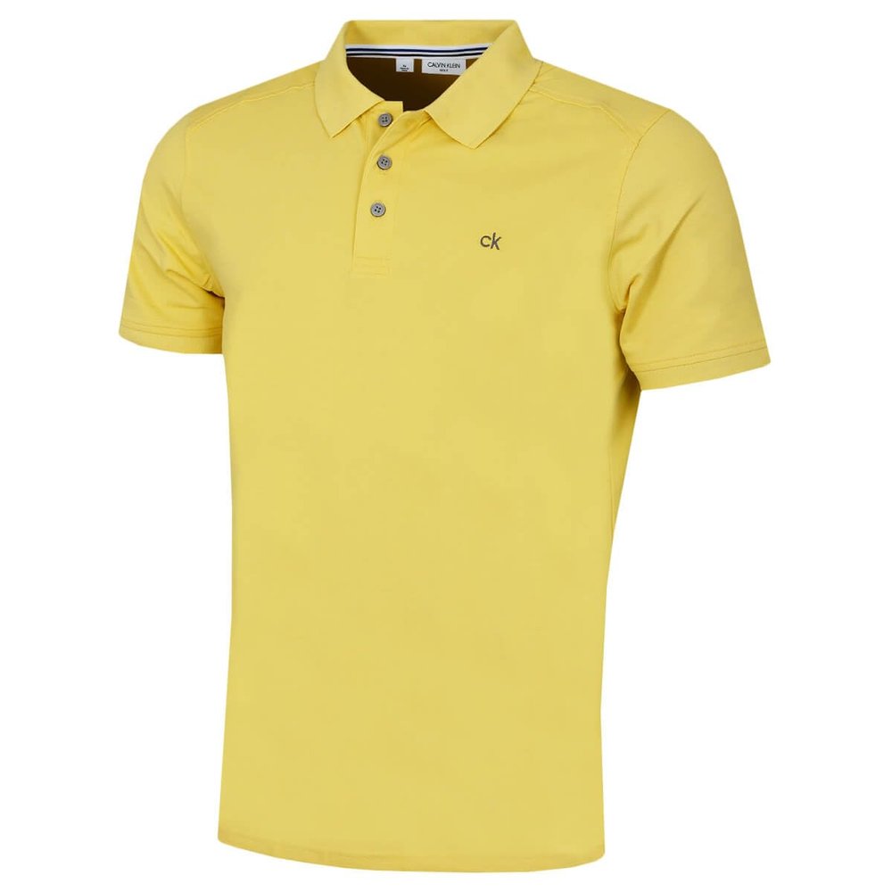 Calvin Klein Men's Campus Polo Shirt - Lemon - XXL