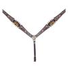 American Darling Western Horse Floral Genuine Leather Breast Collar | for Horses view 1