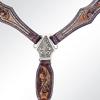 American Darling Western Horse Floral Genuine Leather Breast Collar | for Horses view 3