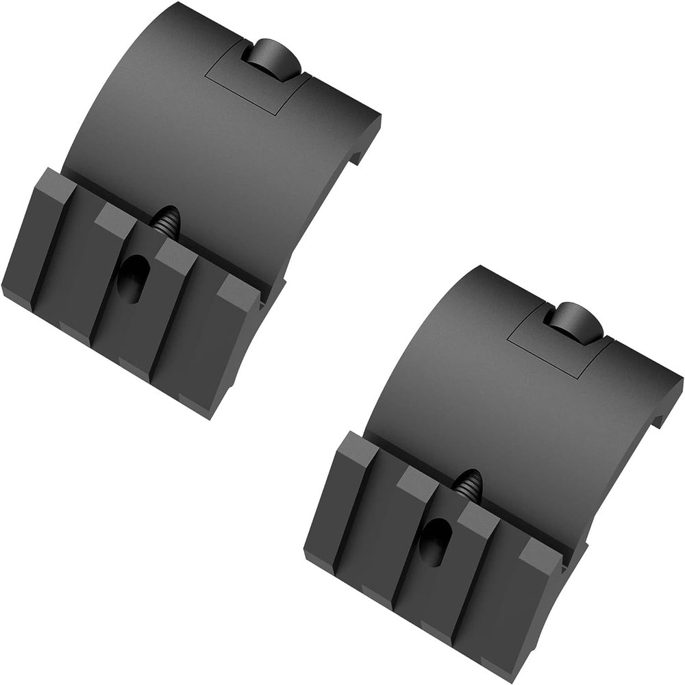 3 Slots Low Profile Adapter 45 Degree Picatinny Offset Mount Picatinny Rail Mount for Flashlight Laser (Black-2PCS)