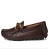 POLO RALPH LAUREN Men Anders Leather Driver Dark Brown 11 Medium view 4