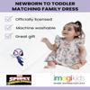 Marvel Spidey and His Amazing Friends Spider-Man Miles Morales Ghost-Spider Newborn Baby Girls Cotton Gauze Dress Newborn view 2