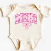 Coquette Mama and Mini Shirts, Mommy, and Me Outfits, Mother and Daughter Matching Shirts, Mommy and Girl Mothers Day Gift, Baby Shower Gift, Baby Girl Onesie Gift, Aesthetic Preppy Outfit view 3