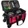 Pyramid Path Pro Deluxe Double Roller Bowling Bag (Black/Hot Pink) view 2