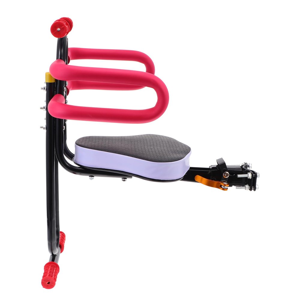 BCOATH Boy Girl Electric Bike Safety Saddle with Backrest Easy to Install Foldable Design Suitable for Boy Girl Secure Cushion for Family Bike Rides
