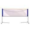 Portable Badminton Net, Lightweight Pickleball Volleyball Net Height Adjustable, for Adult Backyard Beach Gym (Size : 6.1m/20ft) view 1