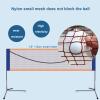 Portable Badminton Net, Lightweight Pickleball Volleyball Net Height Adjustable, for Adult Backyard Beach Gym (Size : 6.1m/20ft) view 2