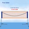 Portable Badminton Net, Lightweight Pickleball Volleyball Net Height Adjustable, for Adult Backyard Beach Gym (Size : 6.1m/20ft) view 3