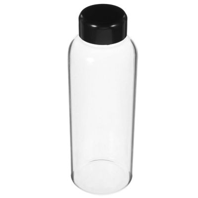 MAGICLULU Stylish Glass Water Bottle Insulated Sports Water Bottle Straw Leakproof for Camping Hiking
