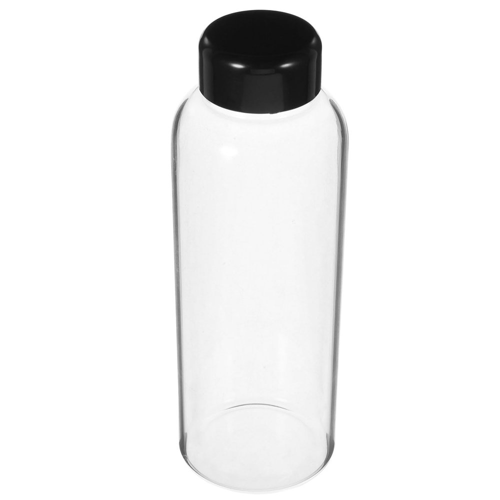 MAGICLULU Stylish Glass Water Bottle Insulated Sports Water Bottle Straw Leakproof for Camping Hiking