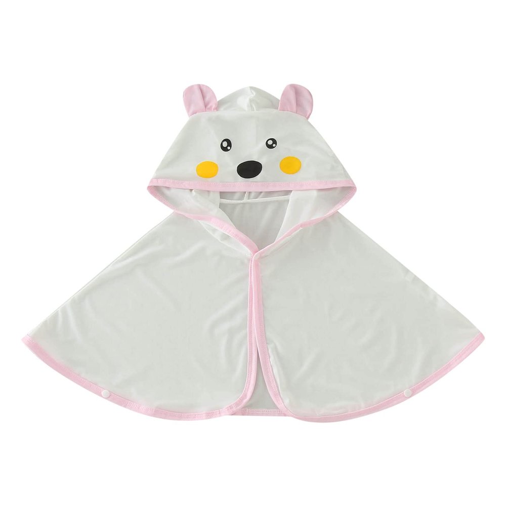 NineFit Basics Toddler Boys Girls Summer Long Sleeve Sun Proof Clothing Cape Outdoor Breathable Light Coat Air (Pink, 2-3 Years)