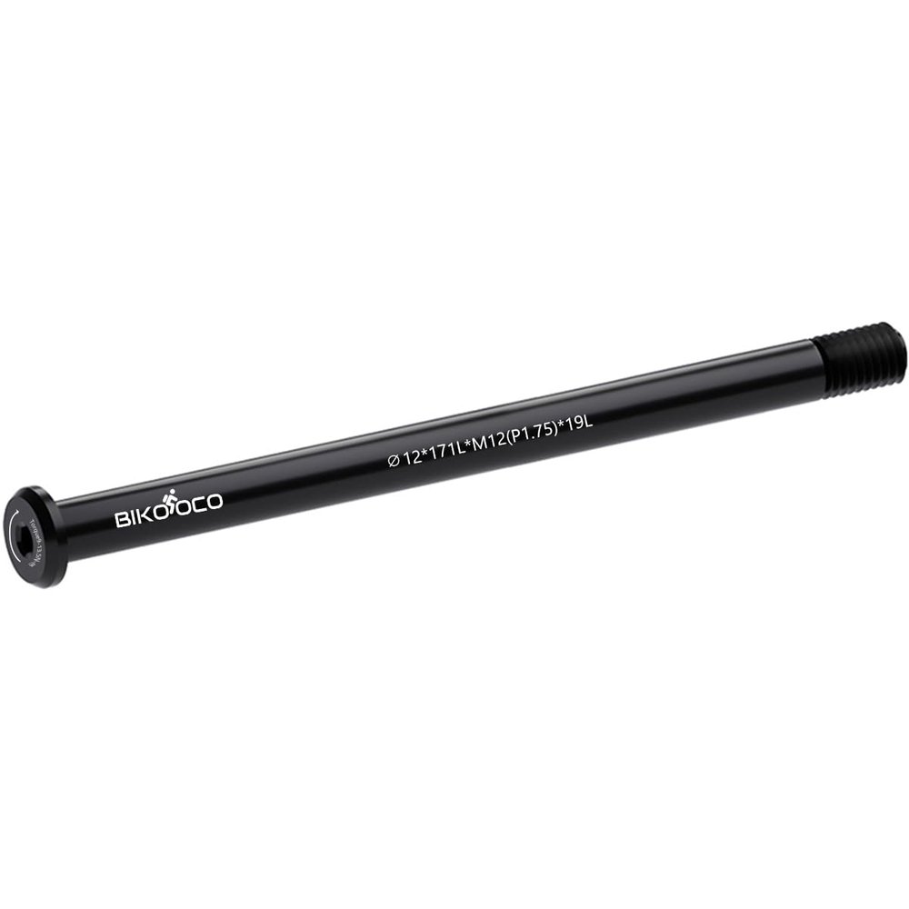 BIKOOCO Bike Wheel Hub Adapters - Bike Hub Thru Axle Adapter with 1.75mm Thread Pitch Booster Fork QR Plate - 12mm X 171mm