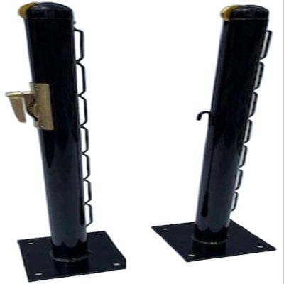 Putterman 2 7/8 Internal Wind Pickleball Surface Mount Posts (Black)