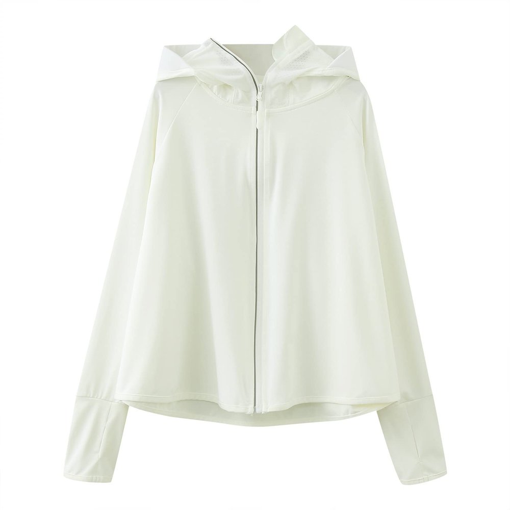 Little Boys Girls Long Sleeve Summer Sun Protective Coat Solid Breathable Light Outwear Girls Boys (White-3, 2-3 Years)