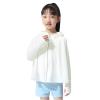 Little Boys Girls Long Sleeve Summer Sun Protective Coat Solid Breathable Light Outwear Girls Boys (White-3, 2-3 Years) view 2