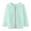 NineFit Basics Little Boys Girls Long Sleeve Summer Sun Protective Coat Solid Breathable Light Outwear Girls Boys (Green-2, 3-4 Years) view 1