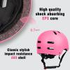 Skateboard Bike Helmet for Adults Women Men Youth Kids (2-3-5-8-14+ Years Boys Girls) - Lightweight Multi-Sport Adjustable Helmets for Bicycle Skateboard Scooter Skate Cycling view 2