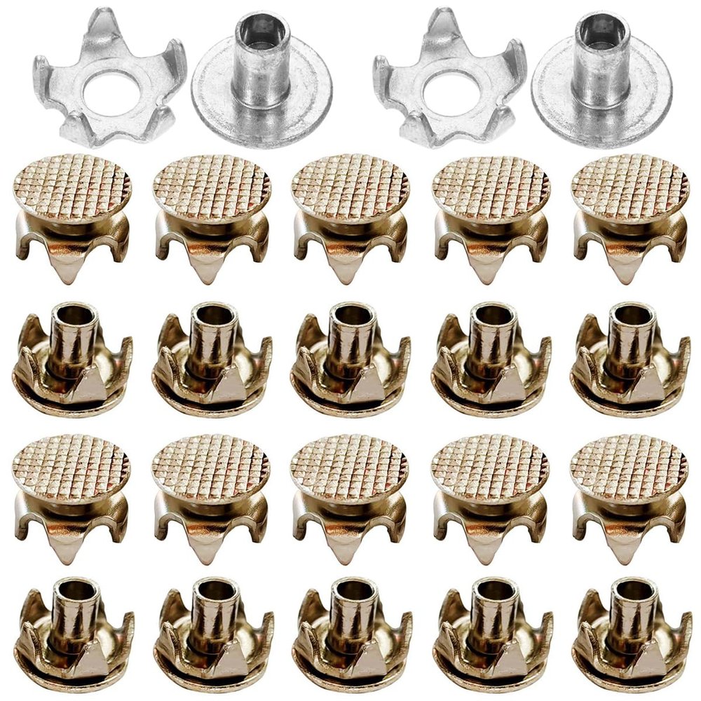 SquEqu 30 Set Ice Cleats Spikes Replacement Non Slip Gripper Spike Ice Snow Grips Steel Studs for Shoes and Boots Crampon Traction Cleats Spikes Walking on Snow and Ice Replace Spare Parts