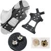 SquEqu 30 Set Ice Cleats Spikes Replacement Non Slip Gripper Spike Ice Snow Grips Steel Studs for Shoes and Boots Crampon Traction Cleats Spikes Walking on Snow and Ice Replace Spare Parts view 4