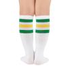 American Trends Green Yellow Stripes Toddler Knee High Tube Socks for Boys Girls School Uniform Striped Long Sports Athletic Socks 3-6 Years view 3