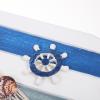 Luxshiny Mediterranean Wooden Wall Decor Nautical Style Hanging Oar Pendant Coastal Home Decoration for Living Room Bedroom Fishing Theme Parties Design view 3
