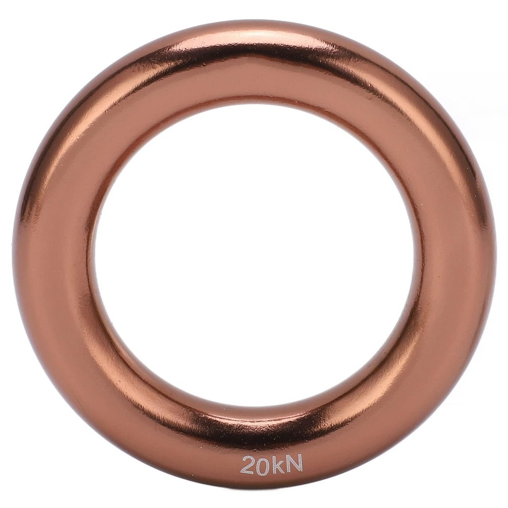 HERCHR 20kN Aluminum Rappel Ring O-Ring Rappel Rings Connection Ring for Rock Climbing, Arborist, Hammock, Rescue, Slackline