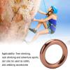 HERCHR 20kN Aluminum Rappel Ring O-Ring Rappel Rings Connection Ring for Rock Climbing, Arborist, Hammock, Rescue, Slackline view 2